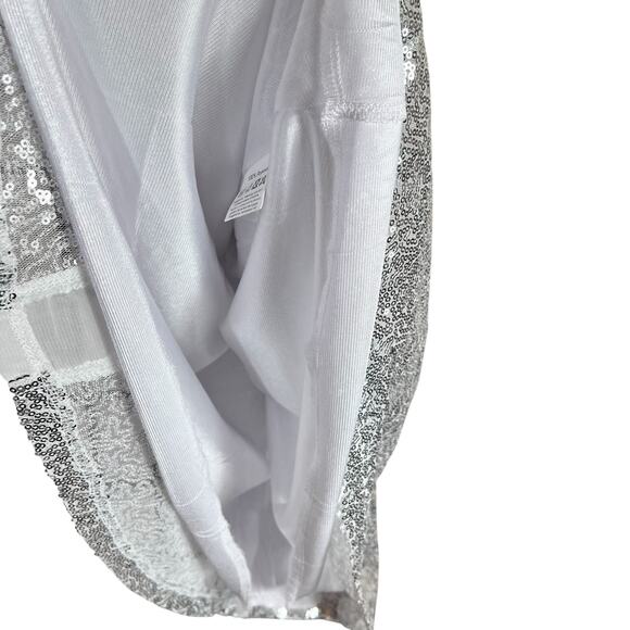 NWT Beyove Women's XXL Sequin Glitter V-Neck Sleeveless Cami Tank Top - Picture 5 of 7